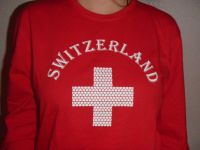 T-Shirt - Switzerland-Transferdruck